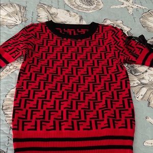 Super cute red sweater